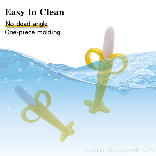 Bàn chải đánh răng silicone an toàn cấp thực phẩm và răng